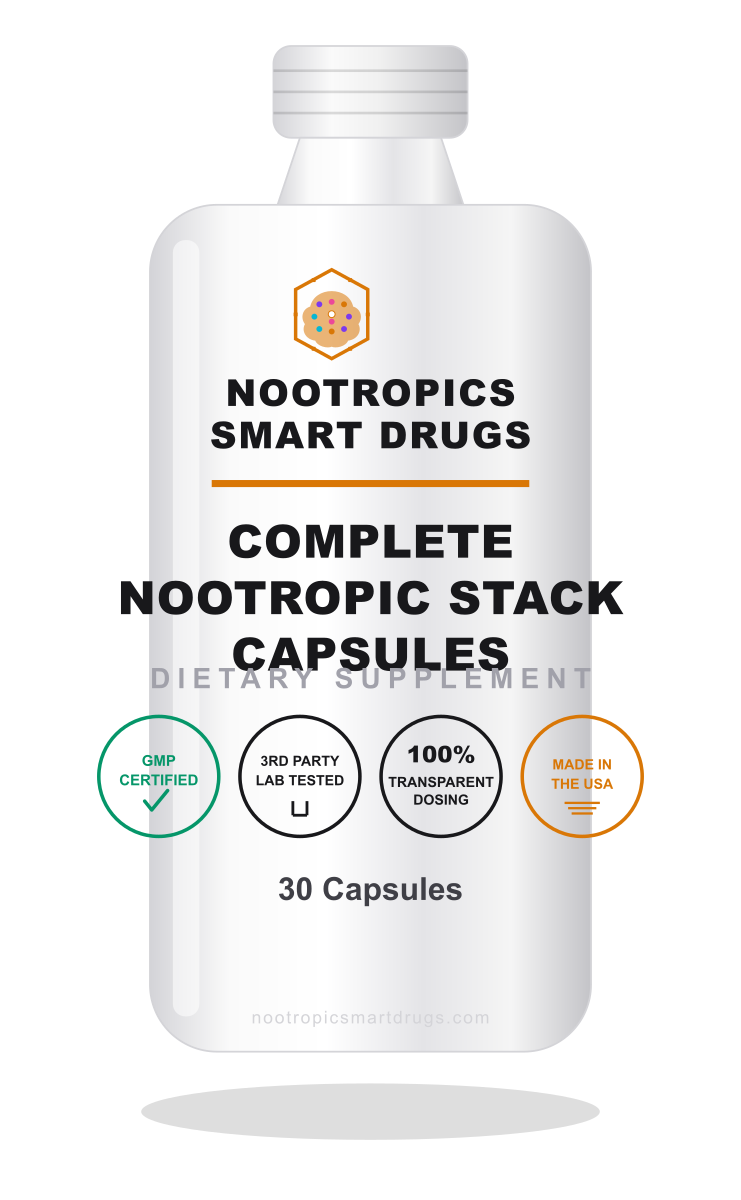 Complete Nootropic Stack supplement bottle